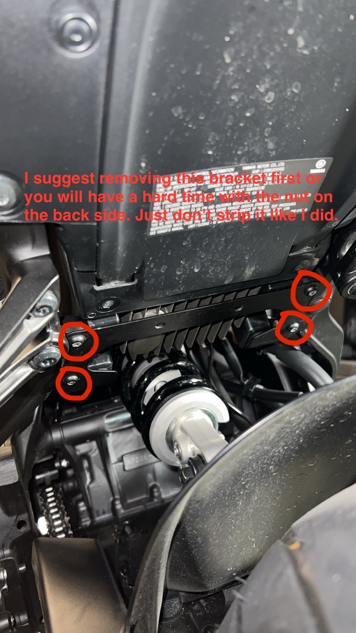 YZF-R9 Tail Tidy (Low Mount)